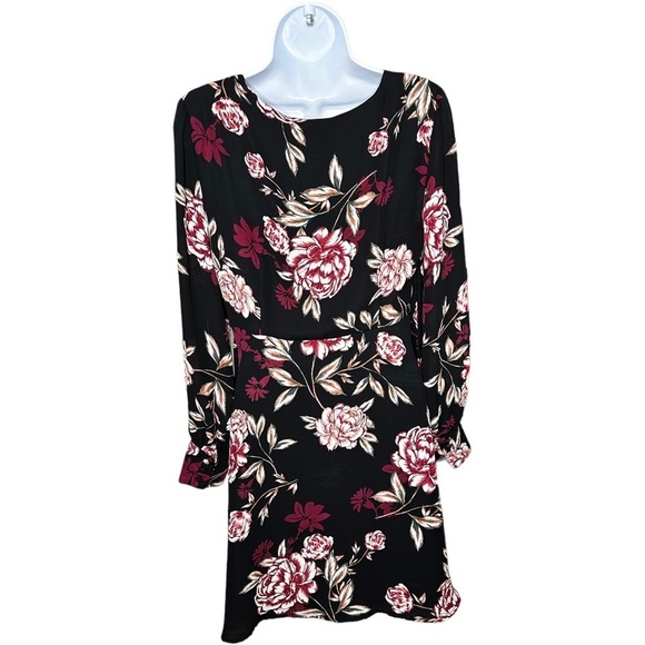 Cupcakes and Cashmere Women's Jaylyn Roses Printed Dress Sweetheart Neckline 6 - Picture 4 of 7